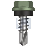 Hobsons - #10-16 x 16 Pale Eucalypt (Mist Green)-Cl4 As3566 Metal Sds Hex Head + Washer | Fs275-Pe (Pack Of 1000)